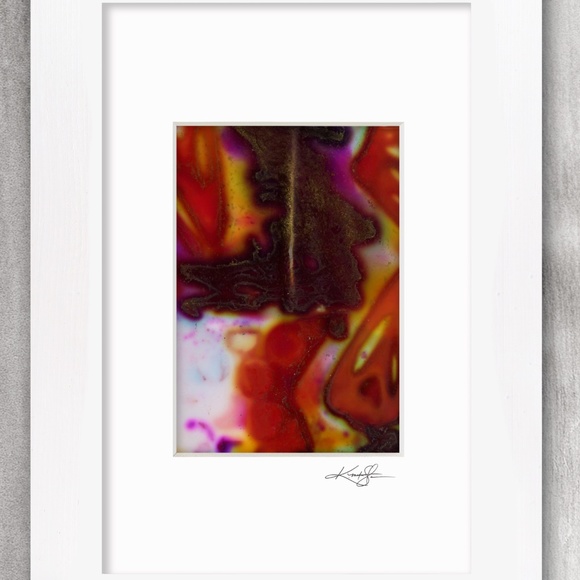 Original ACEO - Miniature Abstract Painting - Abstraction 307 - Picture 6 of 7